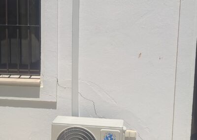 climatización en exterior